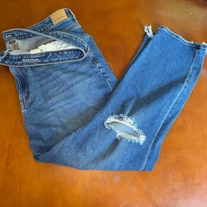 American Eagle Distressed Mom Jean